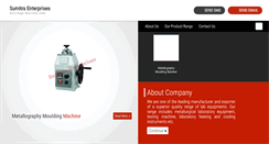 Desktop Screenshot of metallography.co.in