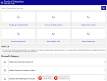 Tablet Screenshot of metallography.co.in